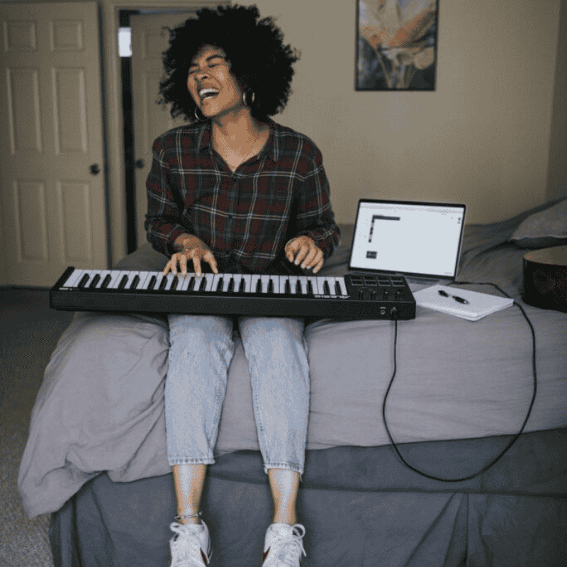 Singing practice at home